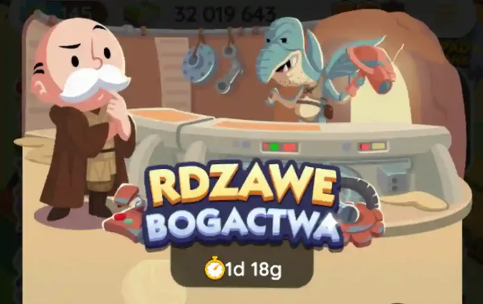 Wydarzenie Monopoly Go Rdzawe Bogactwa (lista nagród)